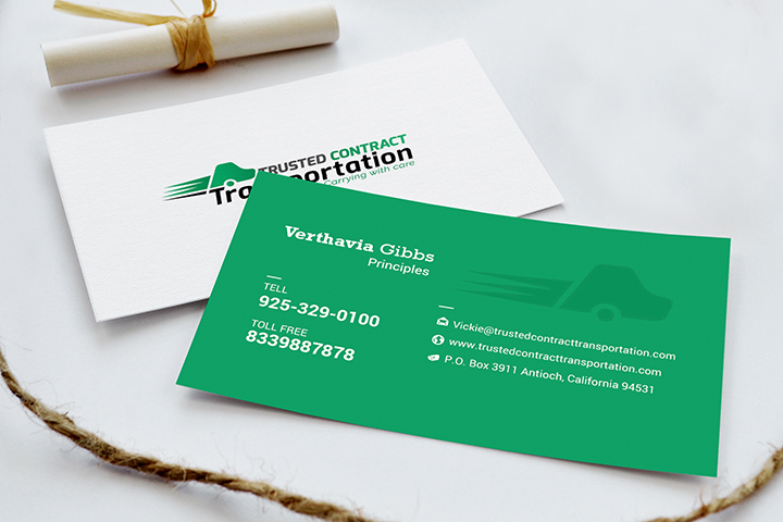 travel company business card