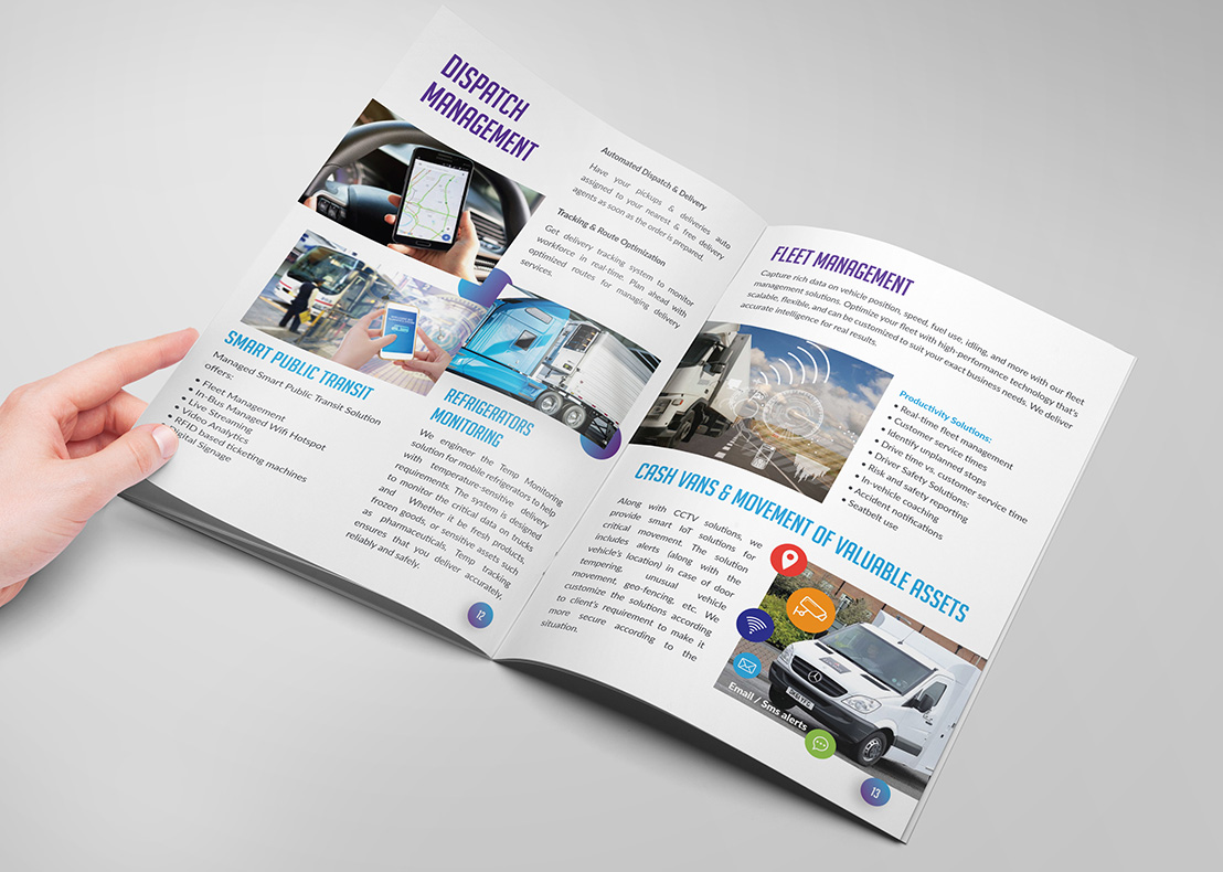 Brochure design inside pages